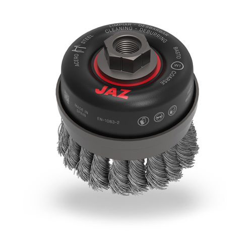 Jaz Surface Experts 53052B 3-1/2&quot; Knot Cup Brush, .020&quot; wire
